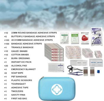 Yiderbo Emegency Travel Essentials First Aid Kit (275-Pieces)