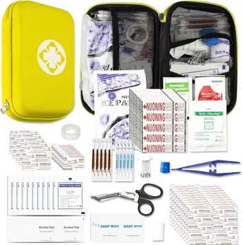 Yiderbo Emegency Travel Essentials First Aid Kit (275-Pieces)