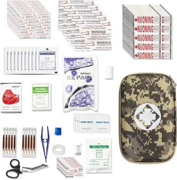 Yiderbo Emegency Travel Essentials First Aid Kit (275-Pieces)