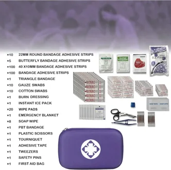 Yiderbo Emegency Travel Essentials First Aid Kit (275-Pieces)