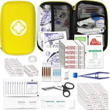 Yiderbo Emegency Travel Essentials First Aid Kit (275-Pieces)