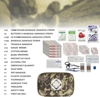 Yiderbo Emegency Travel Essentials First Aid Kit (275-Pieces)