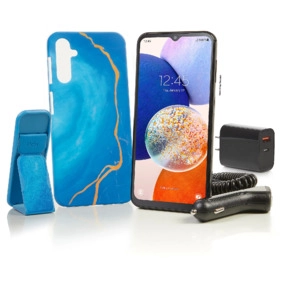 QVC New Customers: Tracfone 6.6" Samsung Galaxy A14 5G, 1500 Talk/Text/Data w/ Accessories + Free S&H