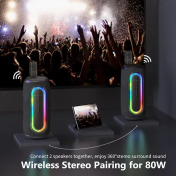 Awei 40W RGB LED Bluetooth 5.3 Speaker