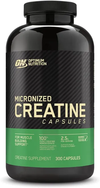 300-Count Micronized Creatine Monohydrate Capsules