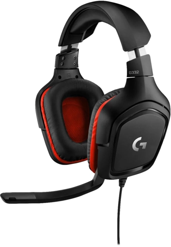 G332 Wired Gaming Headset for PC Black/Red - (BestBuy)