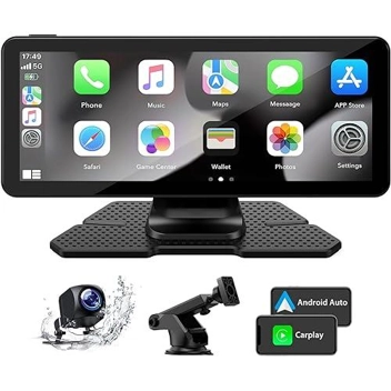 Lamtto 6.86" Touch Screen Wireless Car Stereo for Apple Carplay