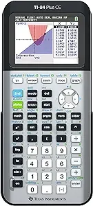 TI-84 Plus CE Color Graphing Calculator (Gray, Teal)