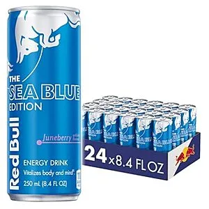 8.4oz Sea Blue Edition Juneberry Energy Drink (24-Cans)