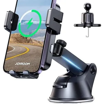 Joyroom 15W QI Fast Charging Wireless Car Charging Phone Mount