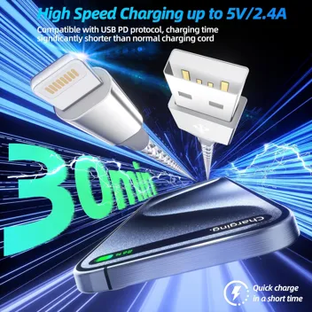 10ft USB-A to Apple MFi Certified Lightning Cable