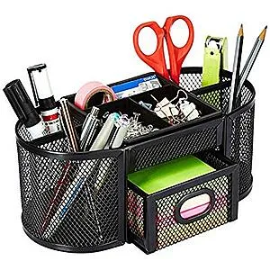 Mesh Desk Organizer, Black