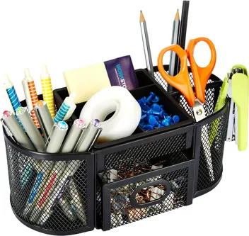 Mesh Desk Organizer, Black