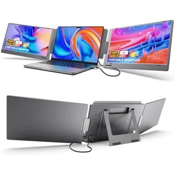 Kyy X90 14" 1080p IPS USB-C Dual Screen Laptop Extender Portable Monitors