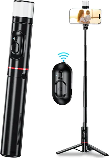 Essager 30" Selfie Stick Tripod w/ Detachable Wireless Remote