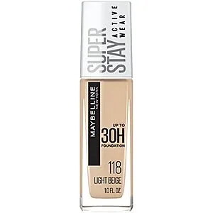 [S&S]: Super Stay Full Coverage Liquid Foundation Active Wear Makeup