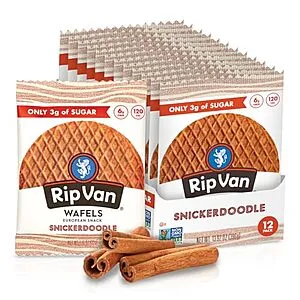 [S&S] : 1.16-Oz Rip Van Wafels Snickerdoodle Stroopwafels