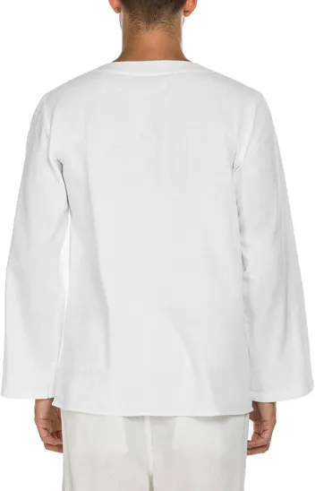 Coofandy Linen Beach Shirt