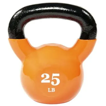 25lb All-Purpose Color Vinyl Coated Kettlebell