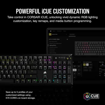 K70 CORE RGB Mechanical Gaming Keyboard