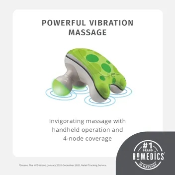 HoMedics Ribbit Mini Handheld Massager