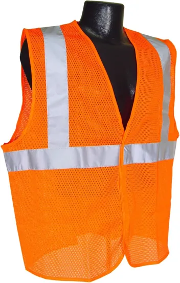 Mesh Safety Vest (Green, Large)