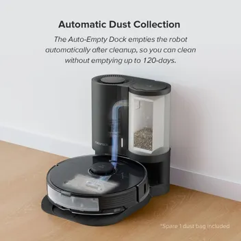 roborock Q8 Max+ 5500pa Obstacle Avoiding 3D Mapping Robot Vacuum & Mop with Self Emptying Dock