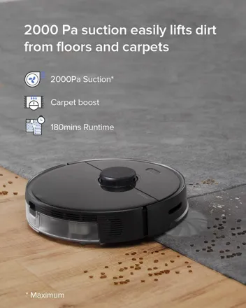 roborock Q8 Max+ 5500pa Obstacle Avoiding 3D Mapping Robot Vacuum & Mop with Self Emptying Dock