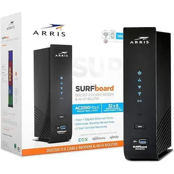 SURFboard 32x8 DOCSIS 3.0 Cable Modem + AC2350 Dual Band WiFi Router