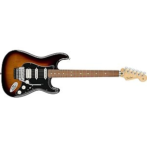 Player Stratocaster Floyd Rose Electric Guitar, 3-Color Sunburst, Pau Ferro Fingerboard