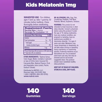 Kids Melatonin Sleep Aid Gummy