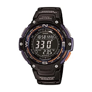 SGW-100-2BCF Twin Sensor Digital Display Watch (Black)