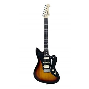 Monoprice Indio Offset OS20 Classic Electric Guitar w/ Gig Bag (Sunburst)