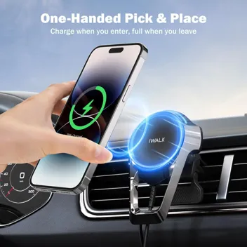 iWalk CML005 Air Vent 360 Degrees Adjustable Magnetic Phone Holder for Car