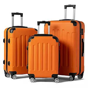 3 Piece Luggage Set With TSA Locks (7 Colors)