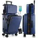 StorageBud 22" Hardside Carry-On Suitcase Expandable Luggage Set