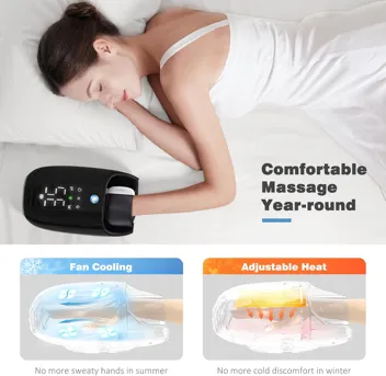 Knqze 7-Roller Air Compression Heated Hand Massager
