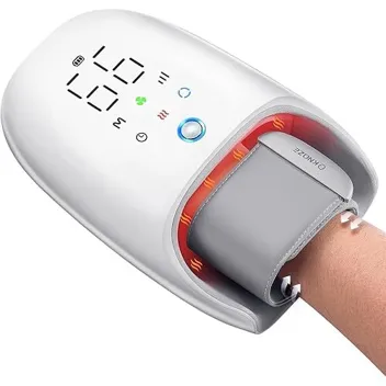 Knqze 7-Roller Air Compression Heated Hand Massager