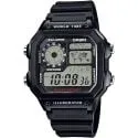 Black Analog Digital Multi-Function Watch