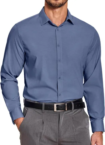 Coofandy Button Down Slim Fit Business Dress Shirt