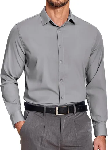 Coofandy Button Down Slim Fit Business Dress Shirt