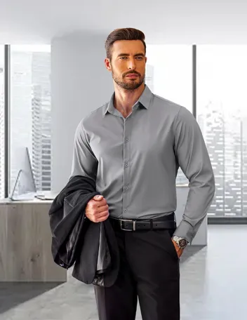 Coofandy Button Down Slim Fit Business Dress Shirt