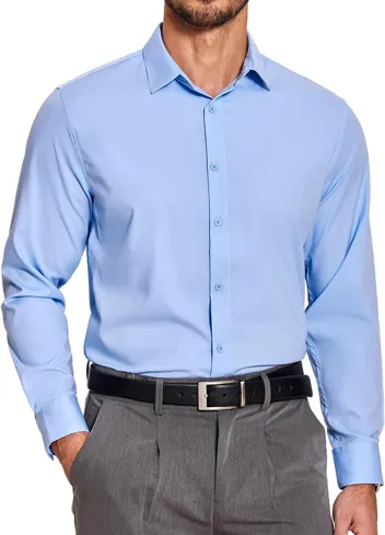 Coofandy Button Down Slim Fit Business Dress Shirt