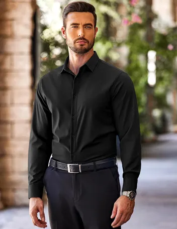 Coofandy Button Down Slim Fit Business Dress Shirt