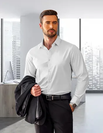 Coofandy Button Down Slim Fit Business Dress Shirt