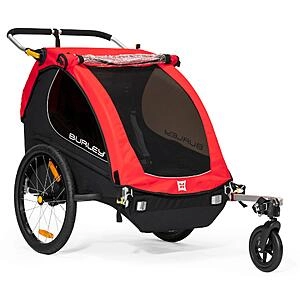 2-Seat Burley Honey Bee Kids Bike Trailer & Stroller