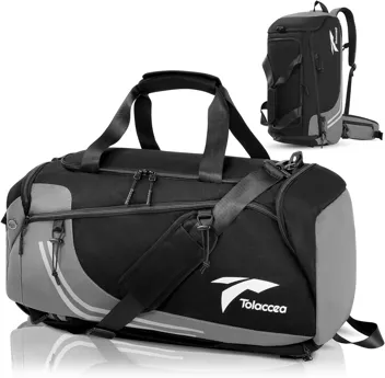 Tolaccea 45L 3-in-1 Travel Weekender Backpack & Duffel