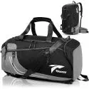 Tolaccea 45L 3-in-1 Travel Weekender Backpack & Duffel