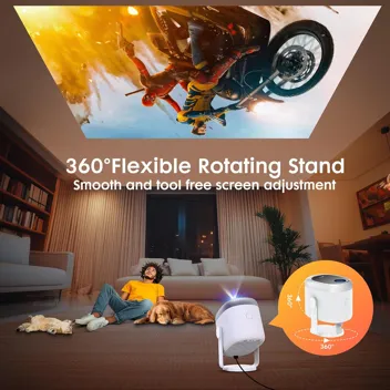 Extravis H1 720p Native (1280x720) 500-ANSI Lumen Auto Keystone Mini Projector