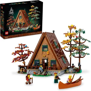 Ideas A-Frame Cabin 21338 Collectible Display Set